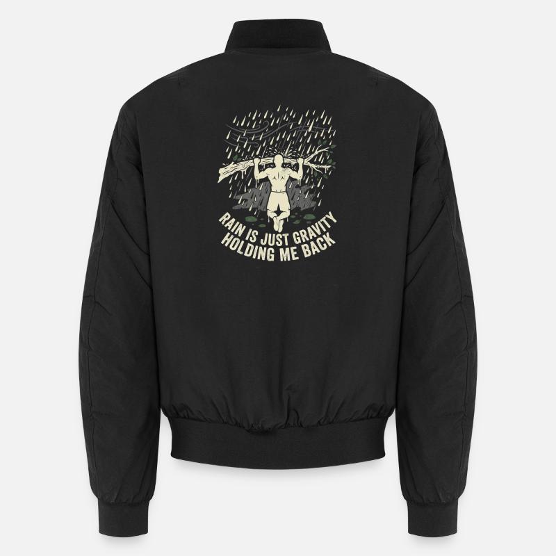 Calisthenics Gravity - Unisex Bomberjacke - Schwarz