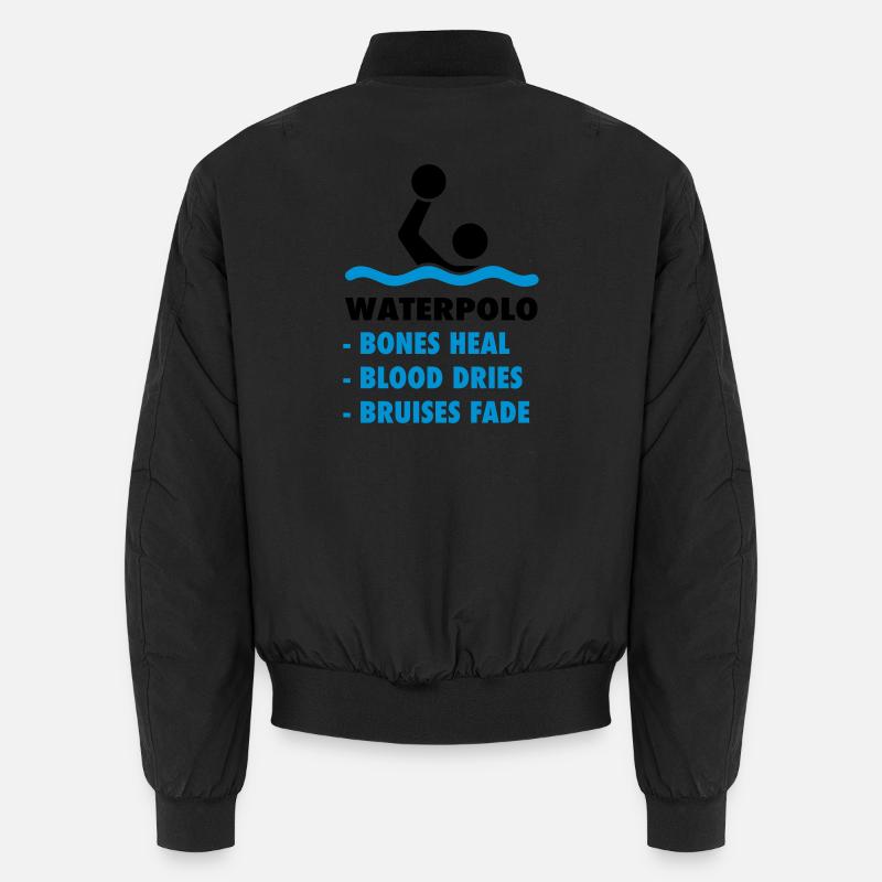 water polo - Unisex Bomber Jacket - black