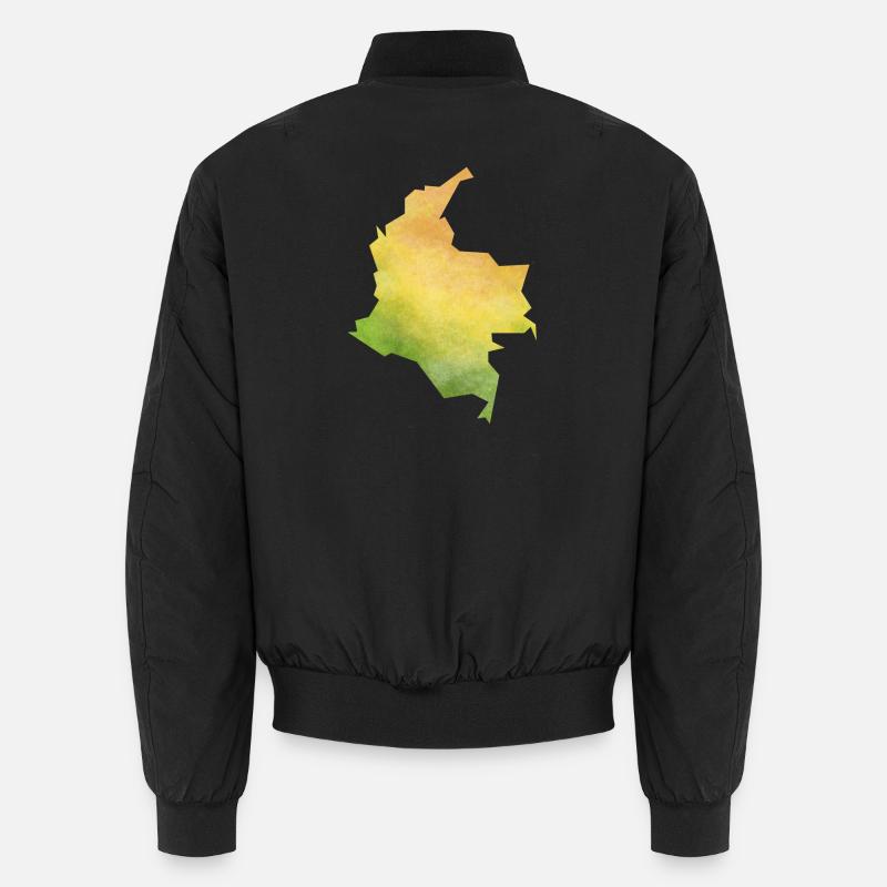 Colombia - Unisex Bomberjacke - Schwarz