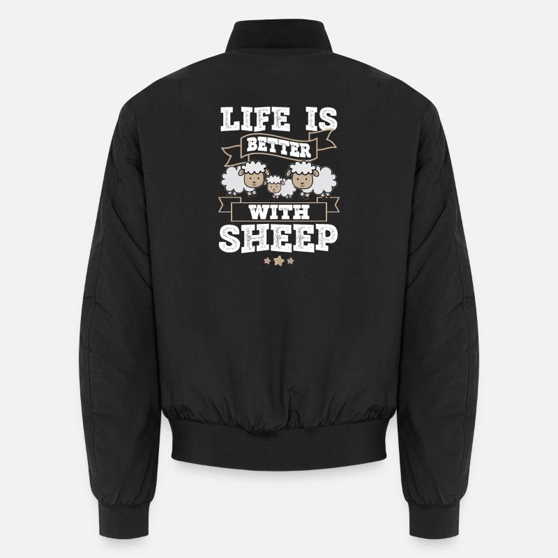 sheep Unisex Bomber Jacket