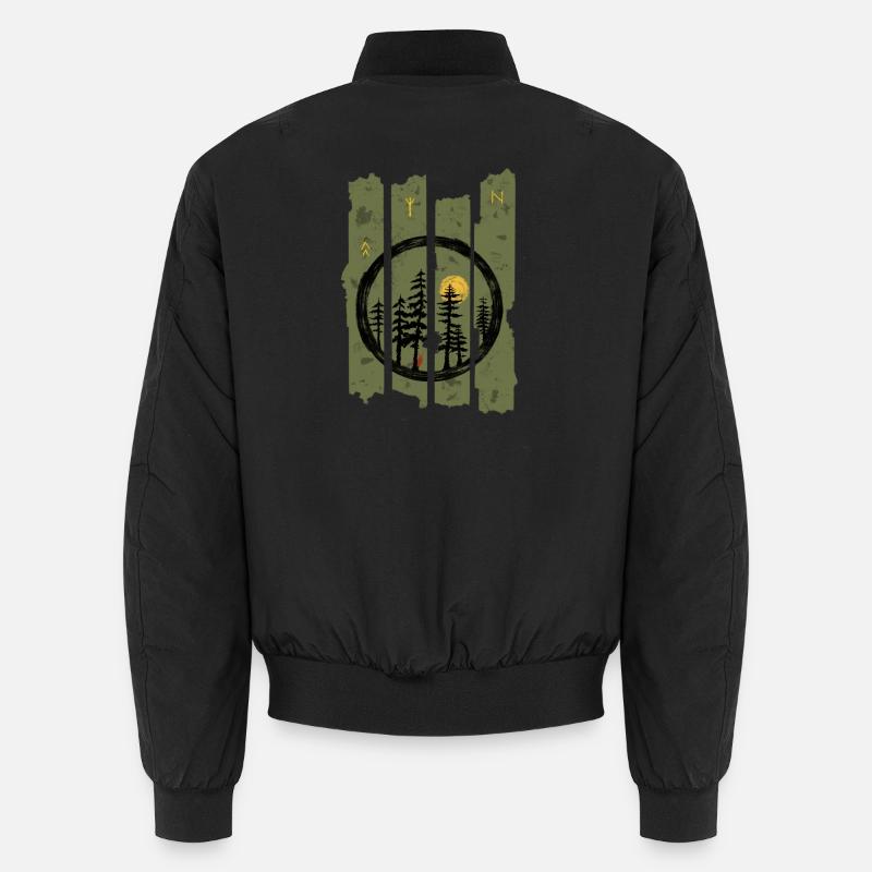 Forêt de runes Bomber unisexe