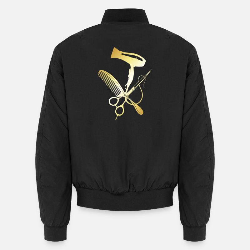 coiffeur, coiffeuse, salon de coiffure Bomber unisexe