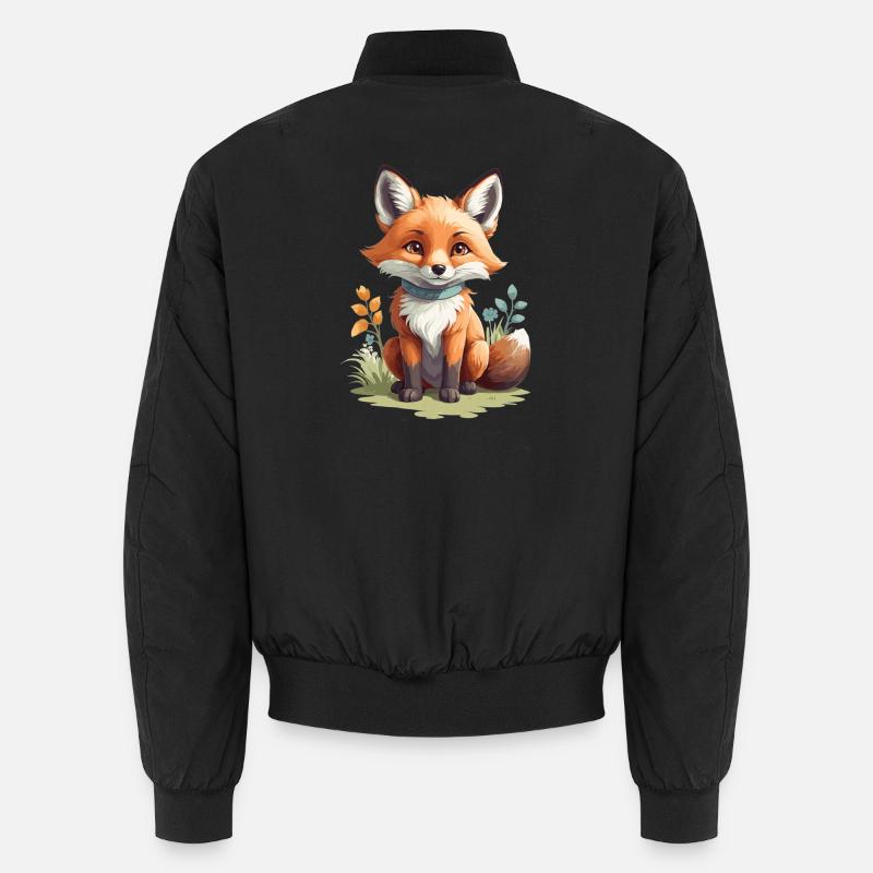 Mignon petit renard Bomber unisexe