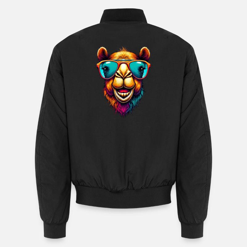 Kamel - Unisex Bomberjacke - Schwarz