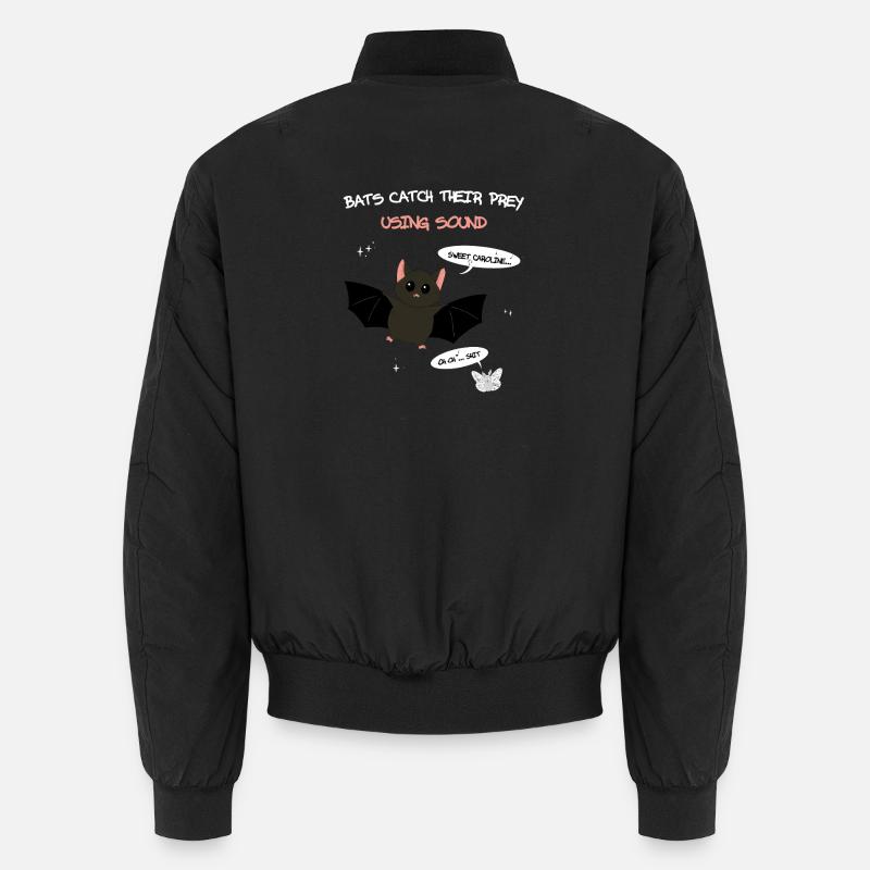 Bats catch their prey using sound Unisex Bomber Jacket