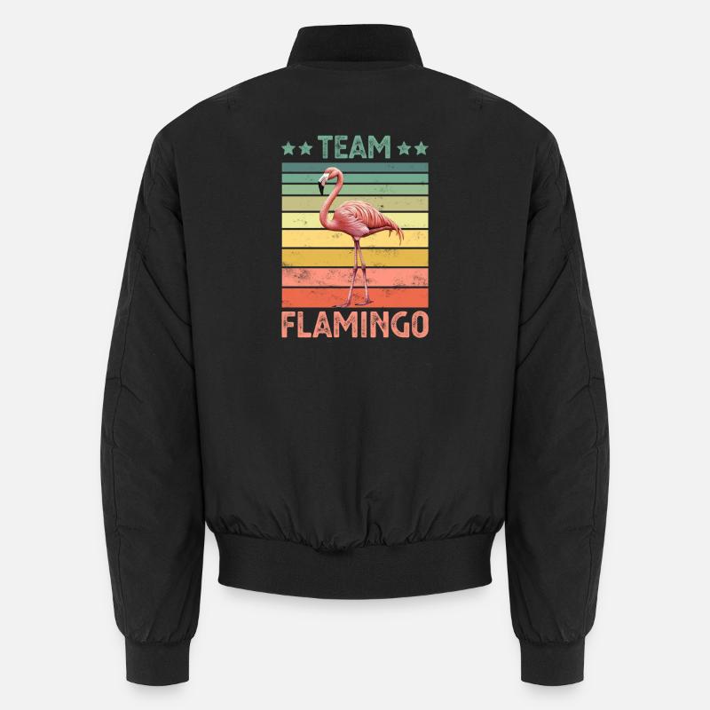 Flamant - Bomber unisexe - noir