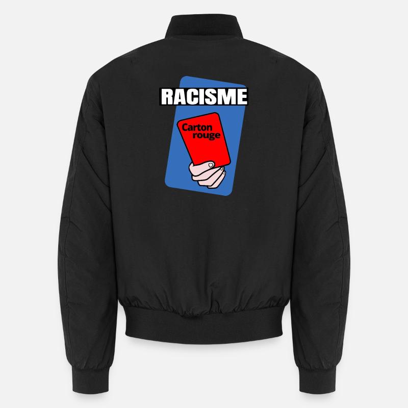 Red card - Unisex Bomber Jacket - black