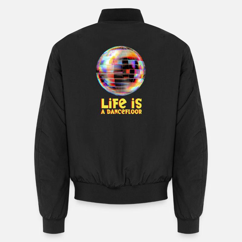Globe disco aux couleurs vives Bomber unisexe