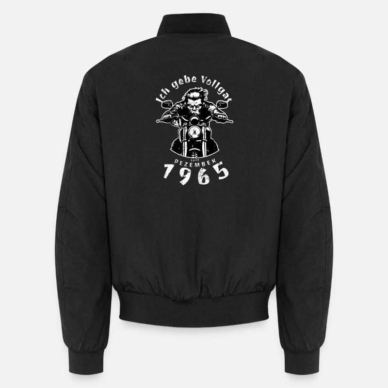 60th Birthday I've been going full throttle since 12/1965 Unisex Bomber Jacket