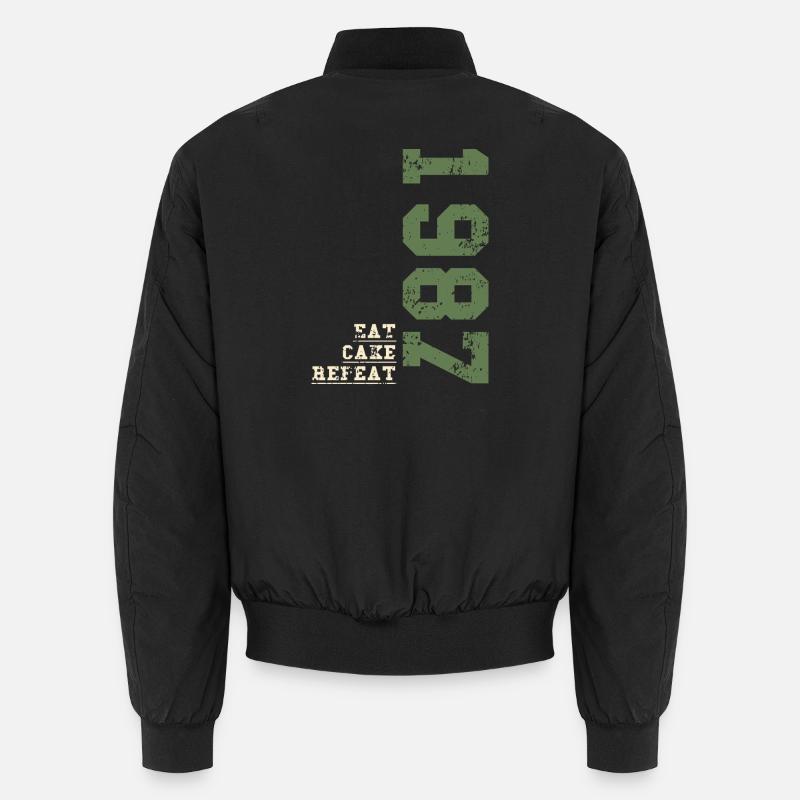 Geburtstag 1987 1987 Geburtstag 1987 Geburtstag Unisex Bomberjacke
