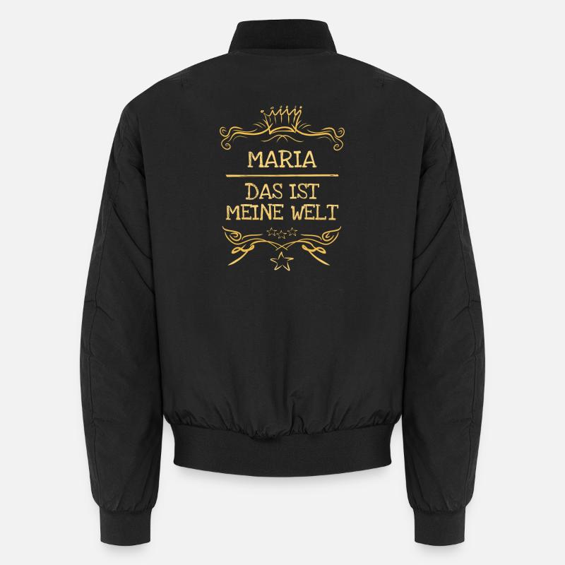 Frau Maria - Unisex Bomberjacke - Schwarz