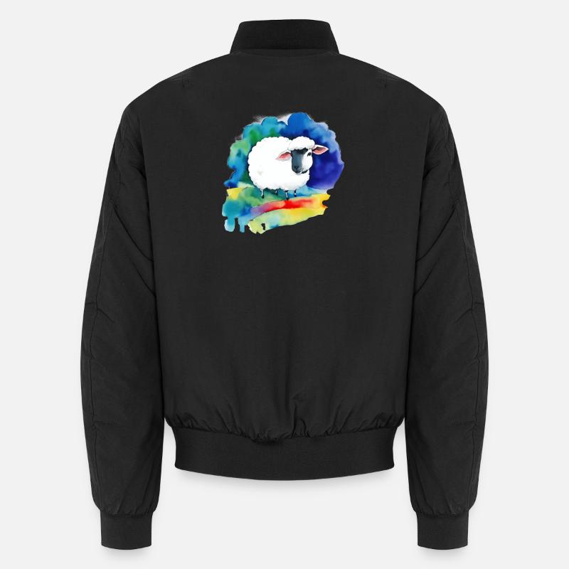 Mouton - Bomber unisexe - noir