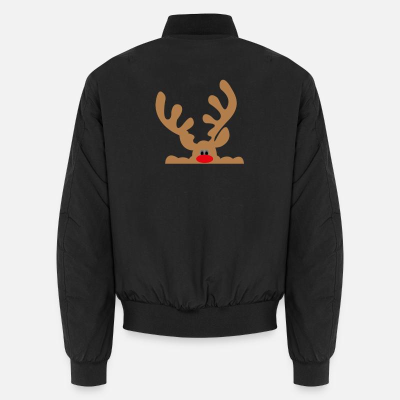 Moose - Unisex Bomber Jacket - black