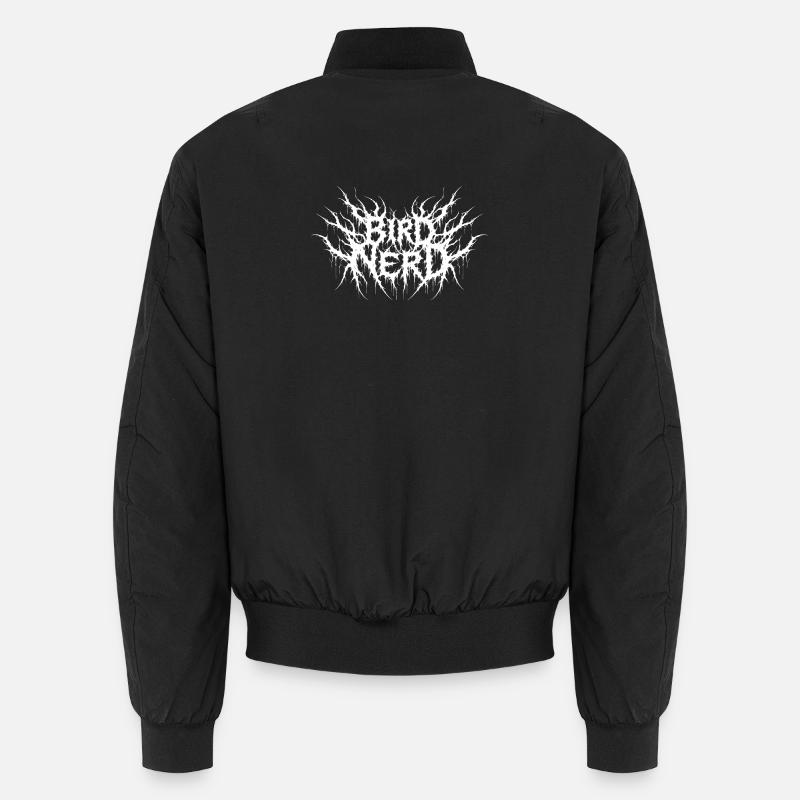 Bird Nerd - Unisex Bomber Jacket - black