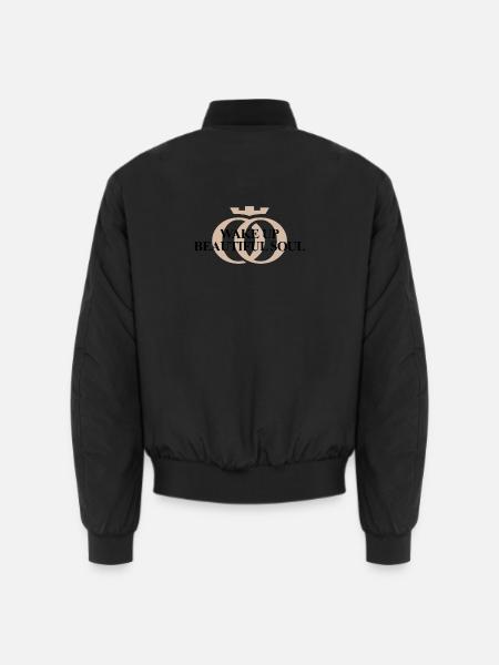 WAKE UP BEAUTIFUL SOUL – Oppoline Collection - Bomber unisexe - noir