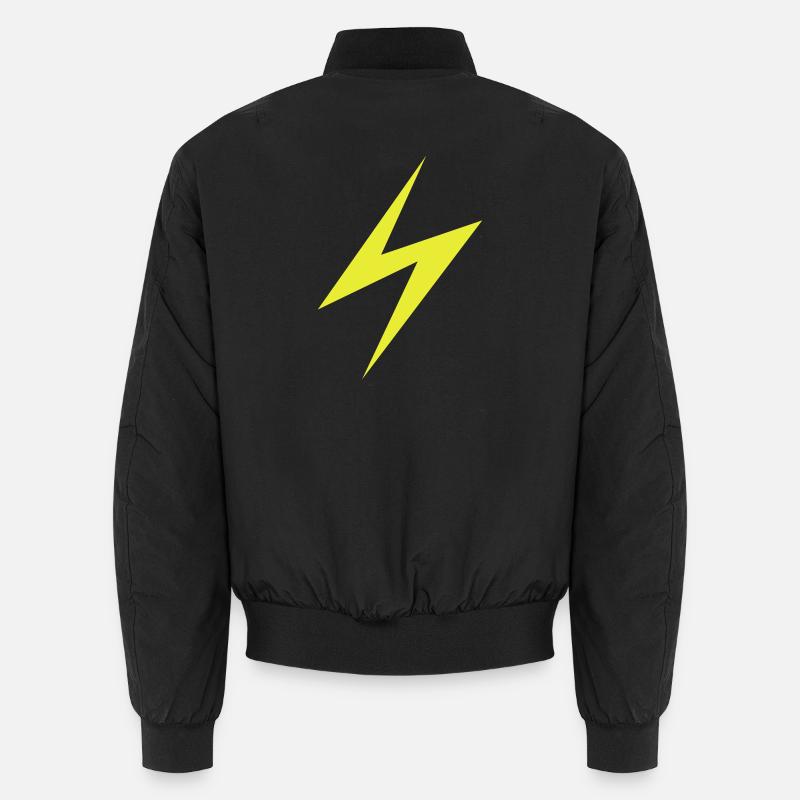 Logo éclair foudre Bomber unisexe