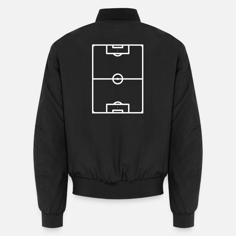 Fußballfeld Unisex Bomberjacke