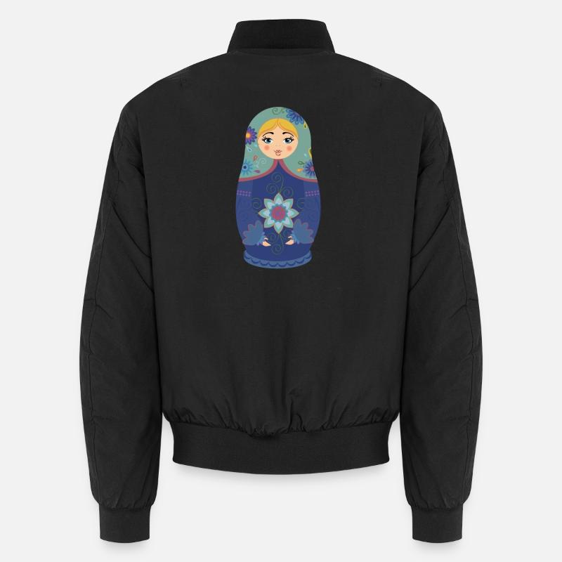 Matryoshka / Matryoshka / Matreshka / Matroshka Unisex Bomber Jacket
