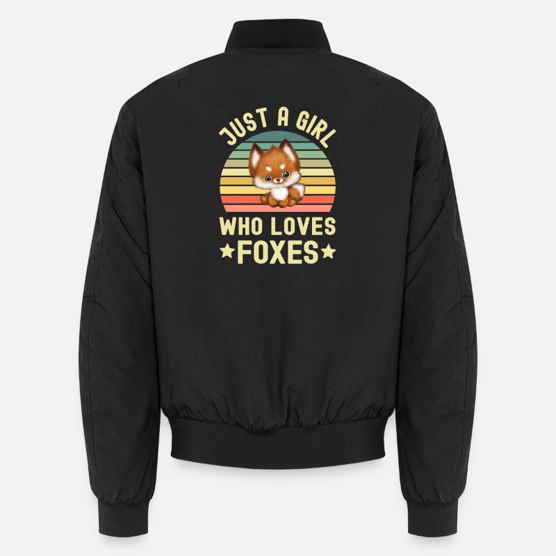Fuchs Füchse Unisex Bomberjacke