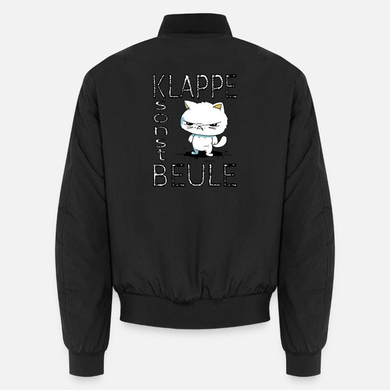 Klappe sonst Beule Unisex Bomberjacke