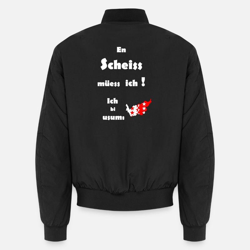 Wappen Wallis Unisex Bomberjacke