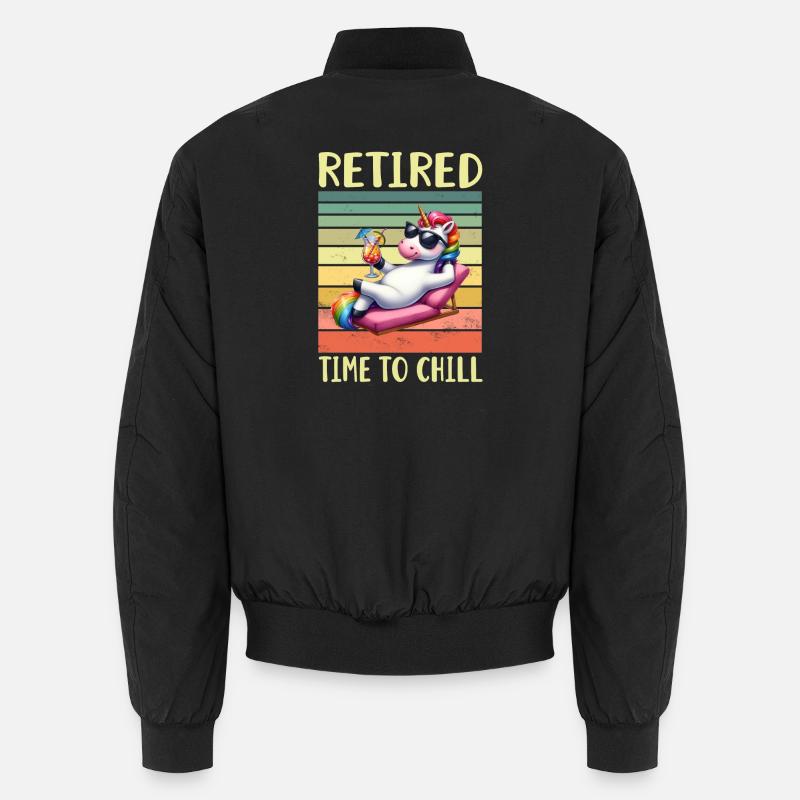Retraité Retraité Bomber unisexe