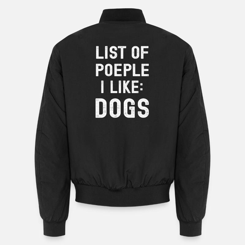 Hund Hunde Unisex Bomberjacke
