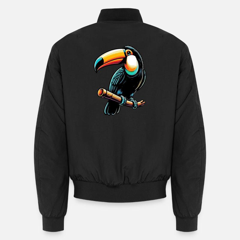 Toucan Unisex Bomber Jacket