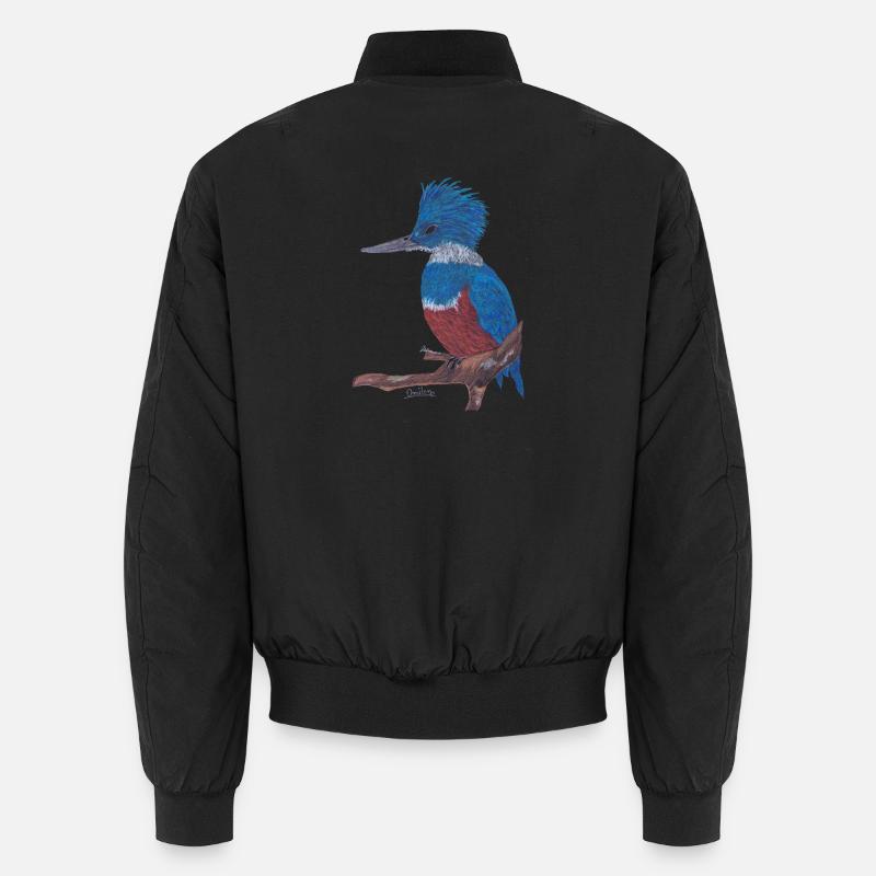 Ein charismatischer Eisvogel. Unisex Bomberjacke