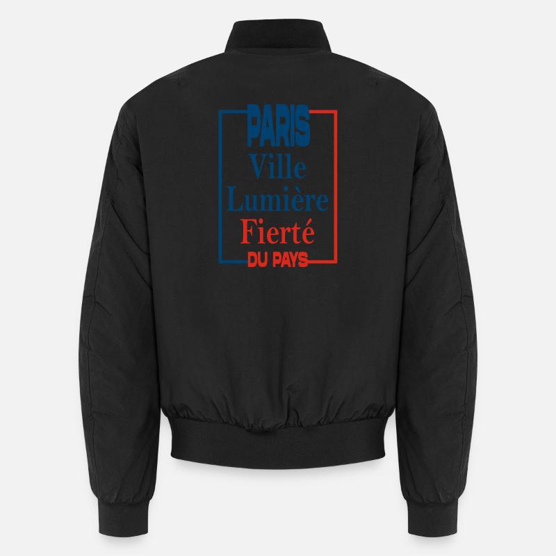 PARIS STADT DES LICHTS - Unisex Bomberjacke - Schwarz