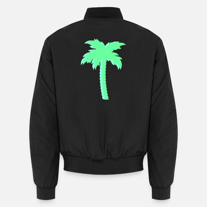 Palmier menthe au look néon Bomber unisexe