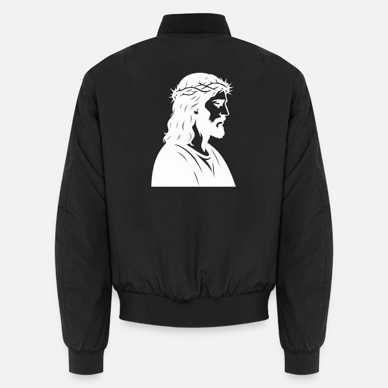 Silhouette de Jésus-Christ Bomber unisexe