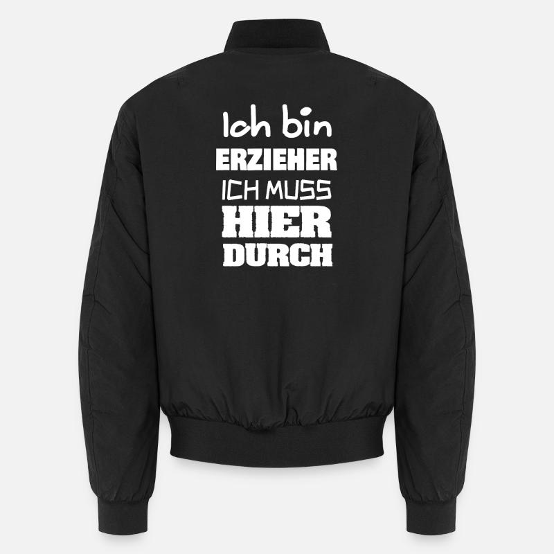 Educator - Unisex Bomber Jacket - black