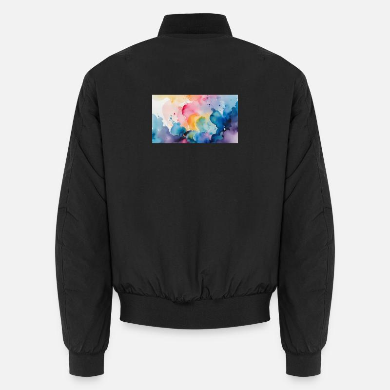 Aquarelle Explosion Art Design Bomber unisexe