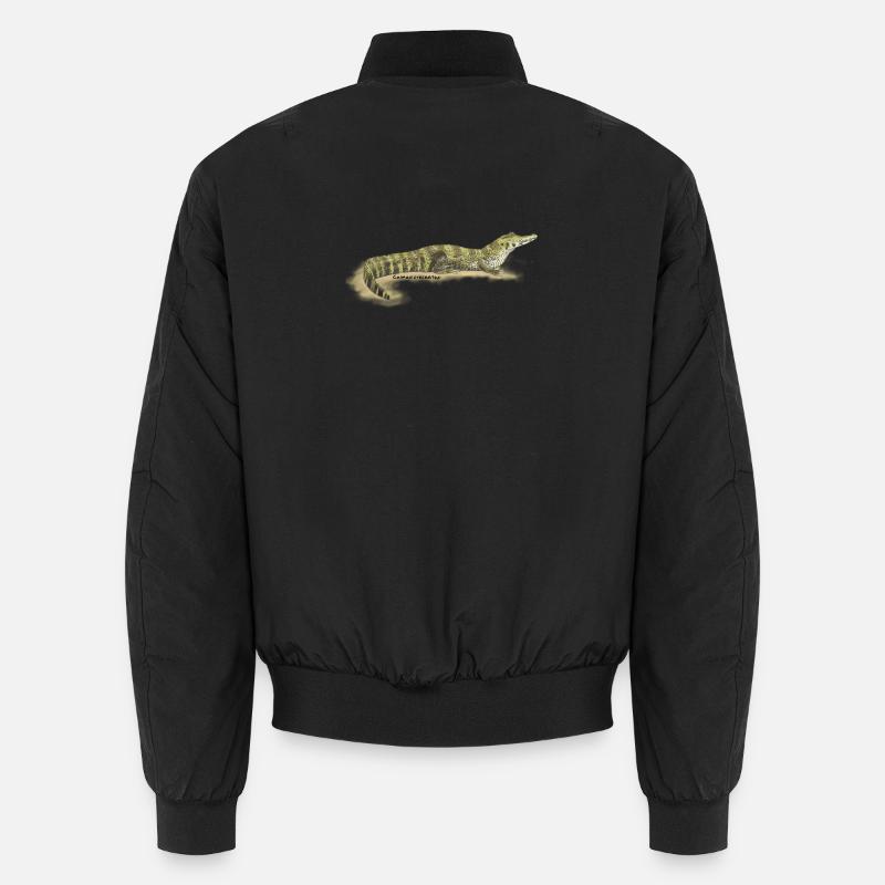 Baba (Caiman crocodilus) - Bomber unisexe - noir