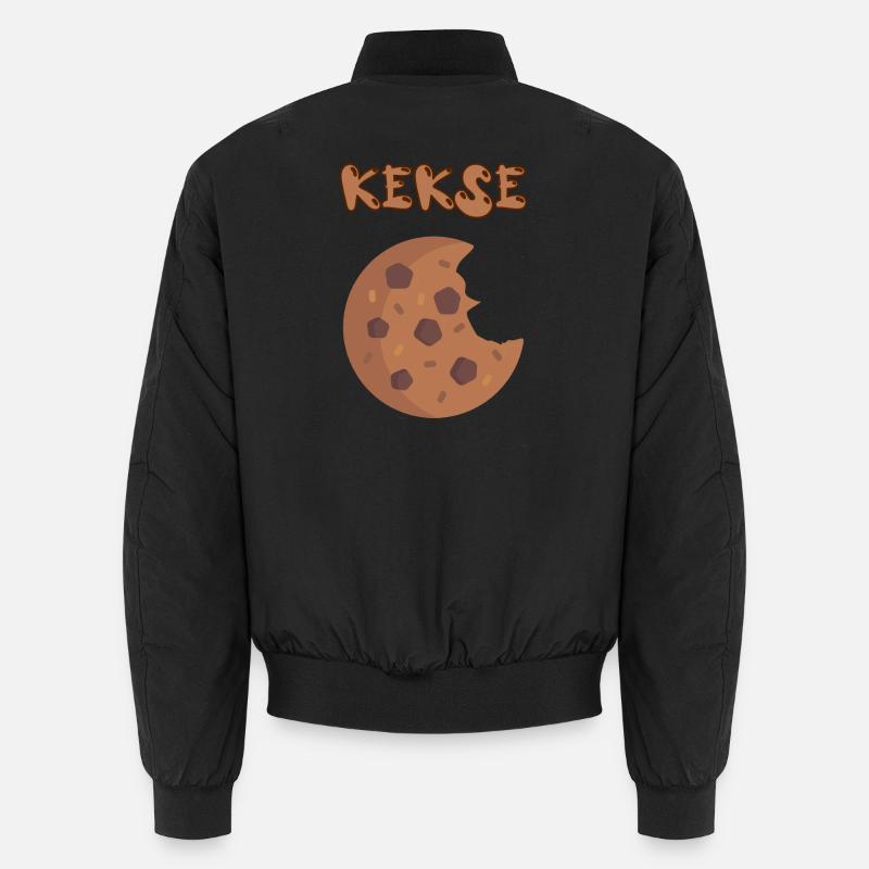 Cookie Motif Unisex Bomber Jacket