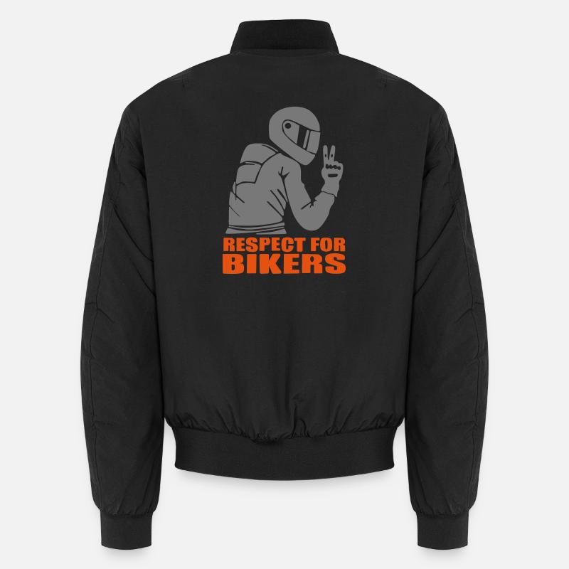 Respect bikers Unisex Bomber Jacket