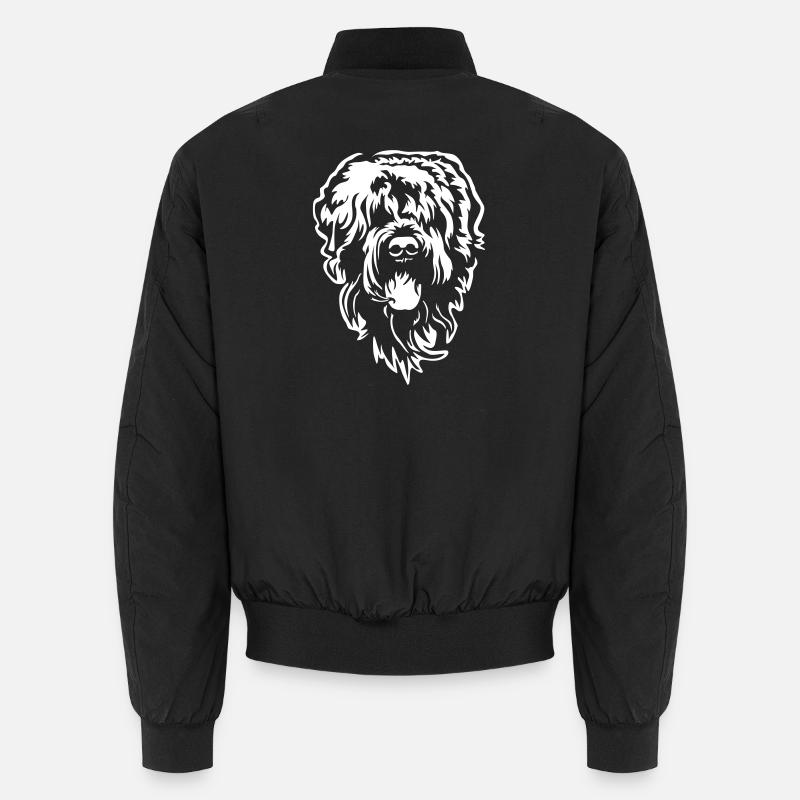 Tête de terrier russe « Black Edition » Bomber unisexe