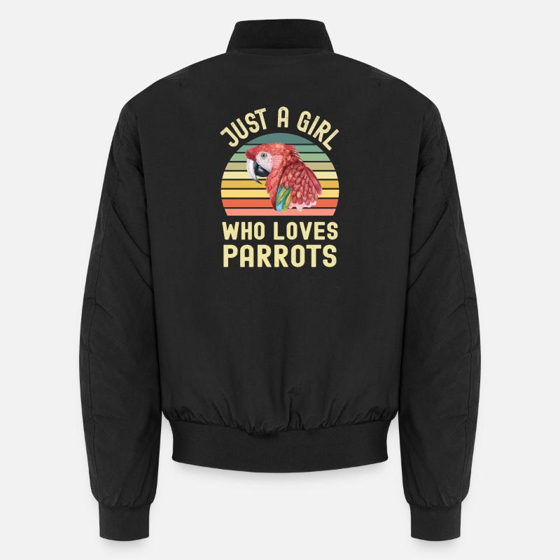 Papagei Ara Unisex Bomberjacke