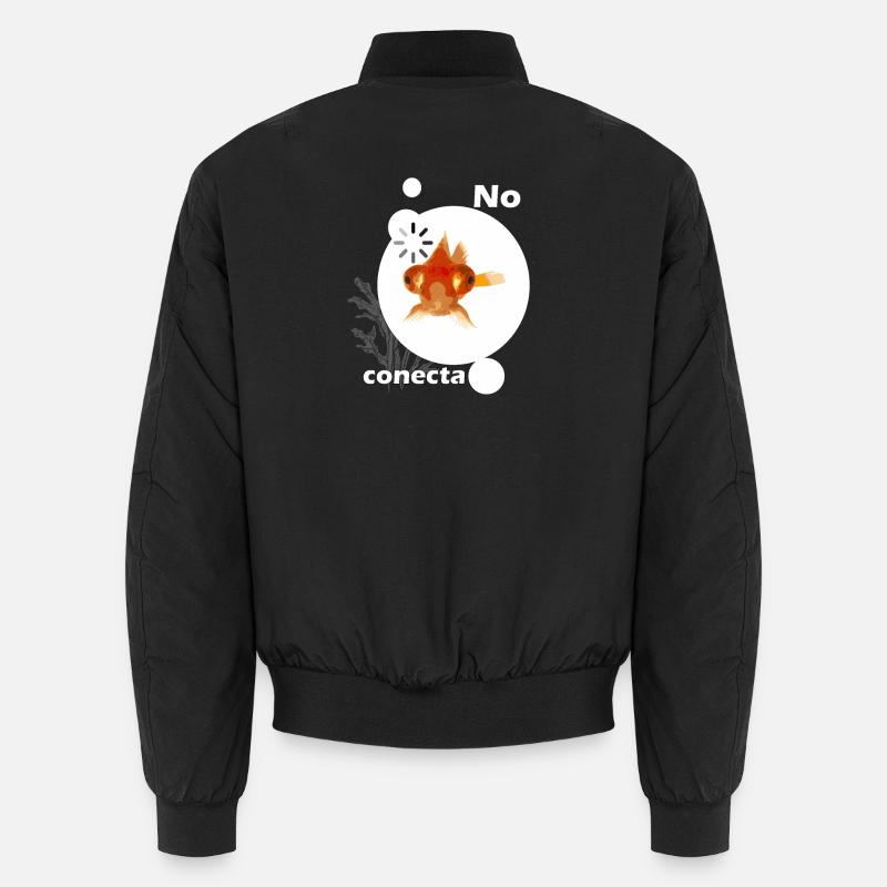 Goldfisch lustig 2 Unisex Bomberjacke