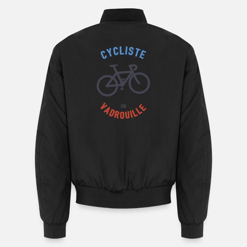 Cyclist in Mop Unisex Bomber Jacket