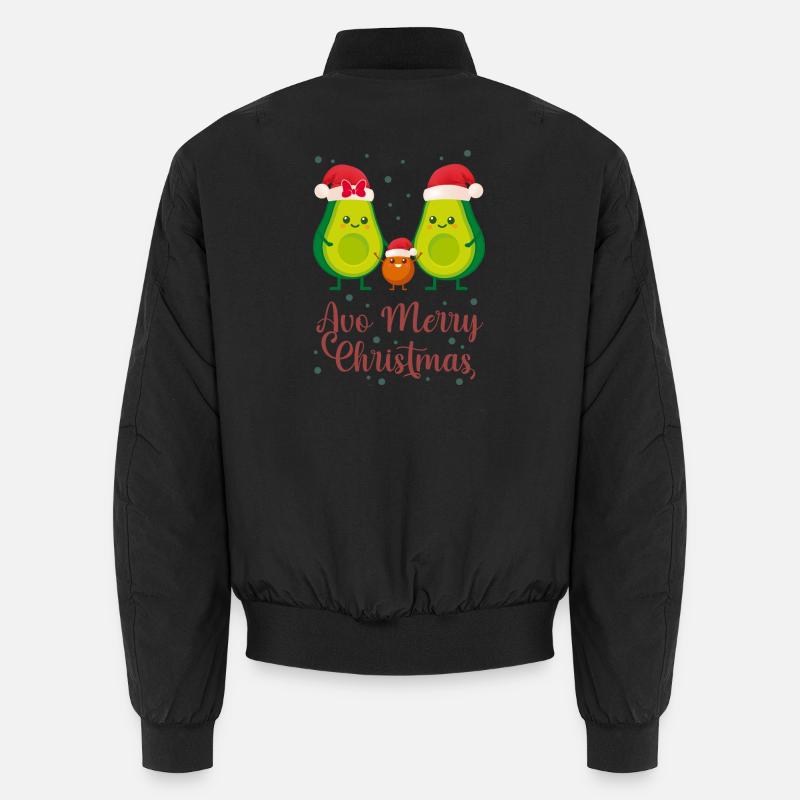 Avocado Christmas 1 Unisex Bomber Jacket