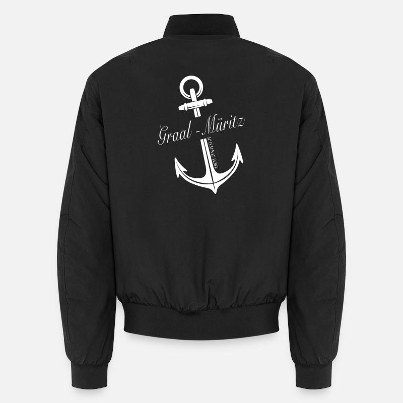 Graal-Müritz - Unisex Bomberjacke - Schwarz