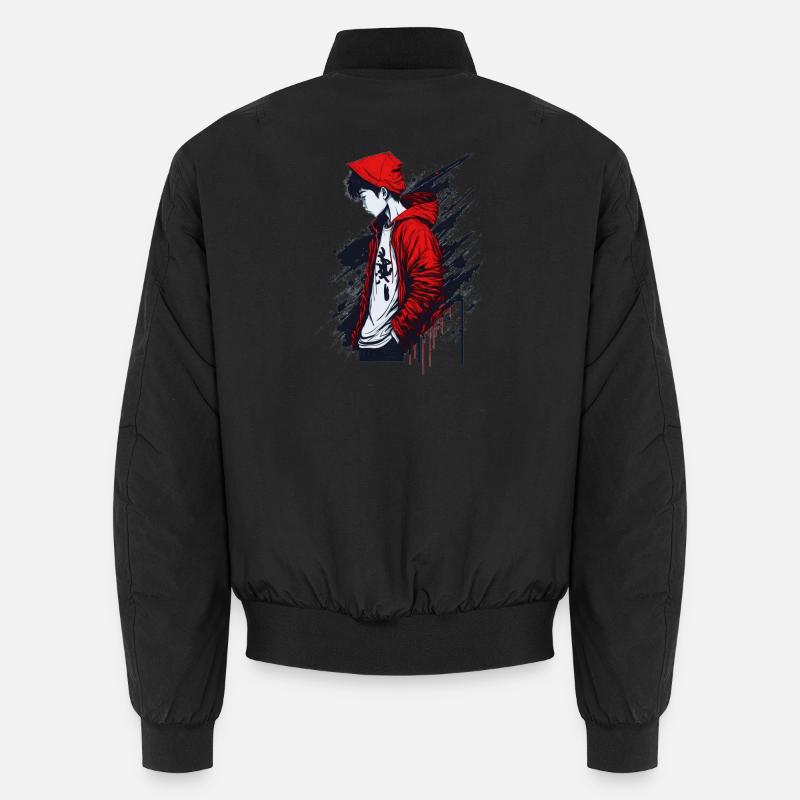 Young Street Style - Unisex Bomber Jacket - black