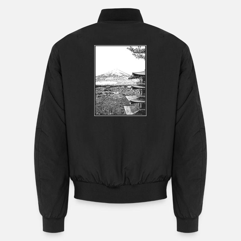 Japan - Unisex Bomber Jacket - black