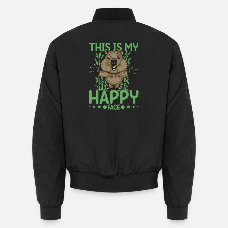 C'est mon visage heureux, Quokka Bomber unisexe