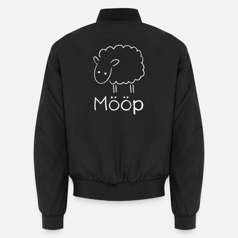 Mööp - Unisex Bomber Jacket - black