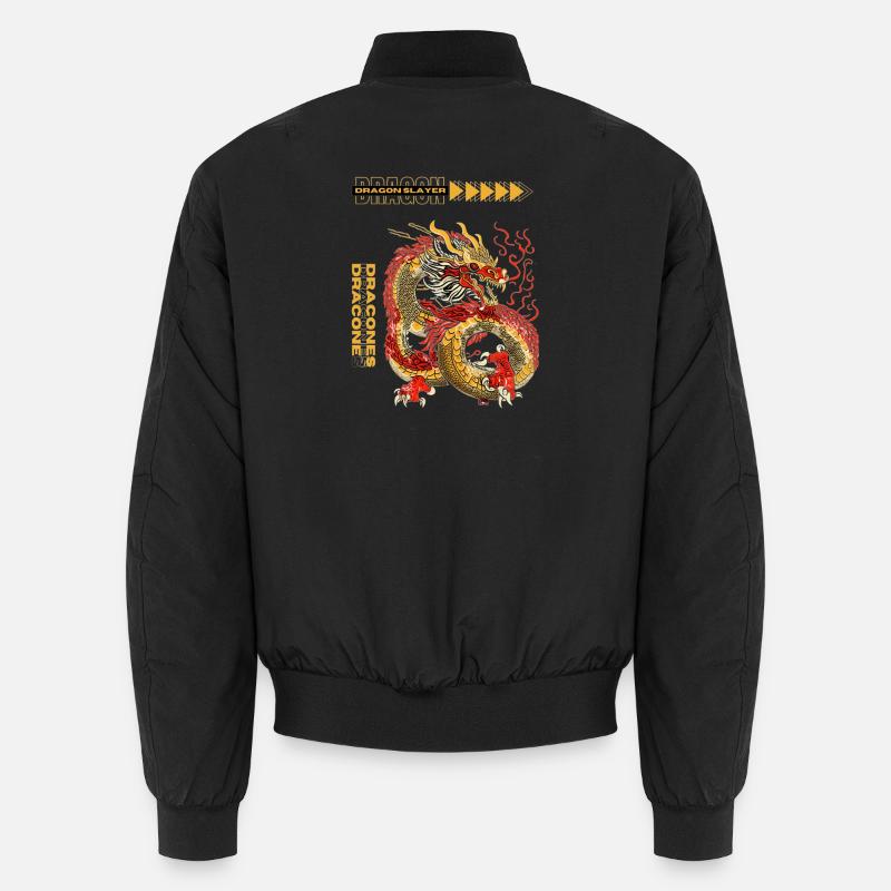 Drachentöter - Unisex Bomberjacke - Schwarz
