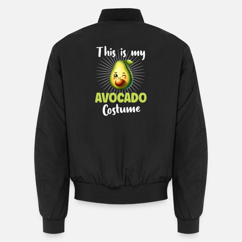 Avocado - Unisex Bomberjacke - Schwarz