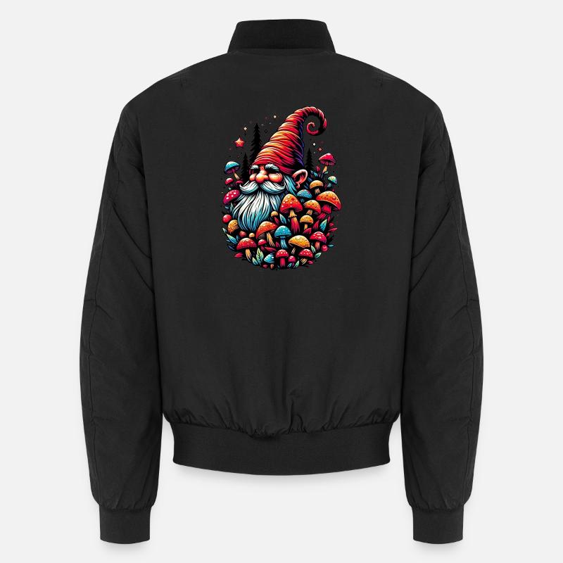Gnome - Bomber unisexe - noir